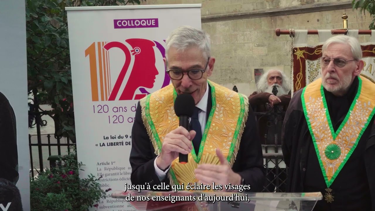 Discours en hommage à Samuel PATY et Dominique BERNARD le 16 octobre 2025 à Paris