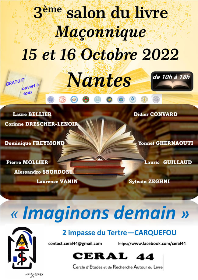 3e salon du livre Maçonnique de Nantes