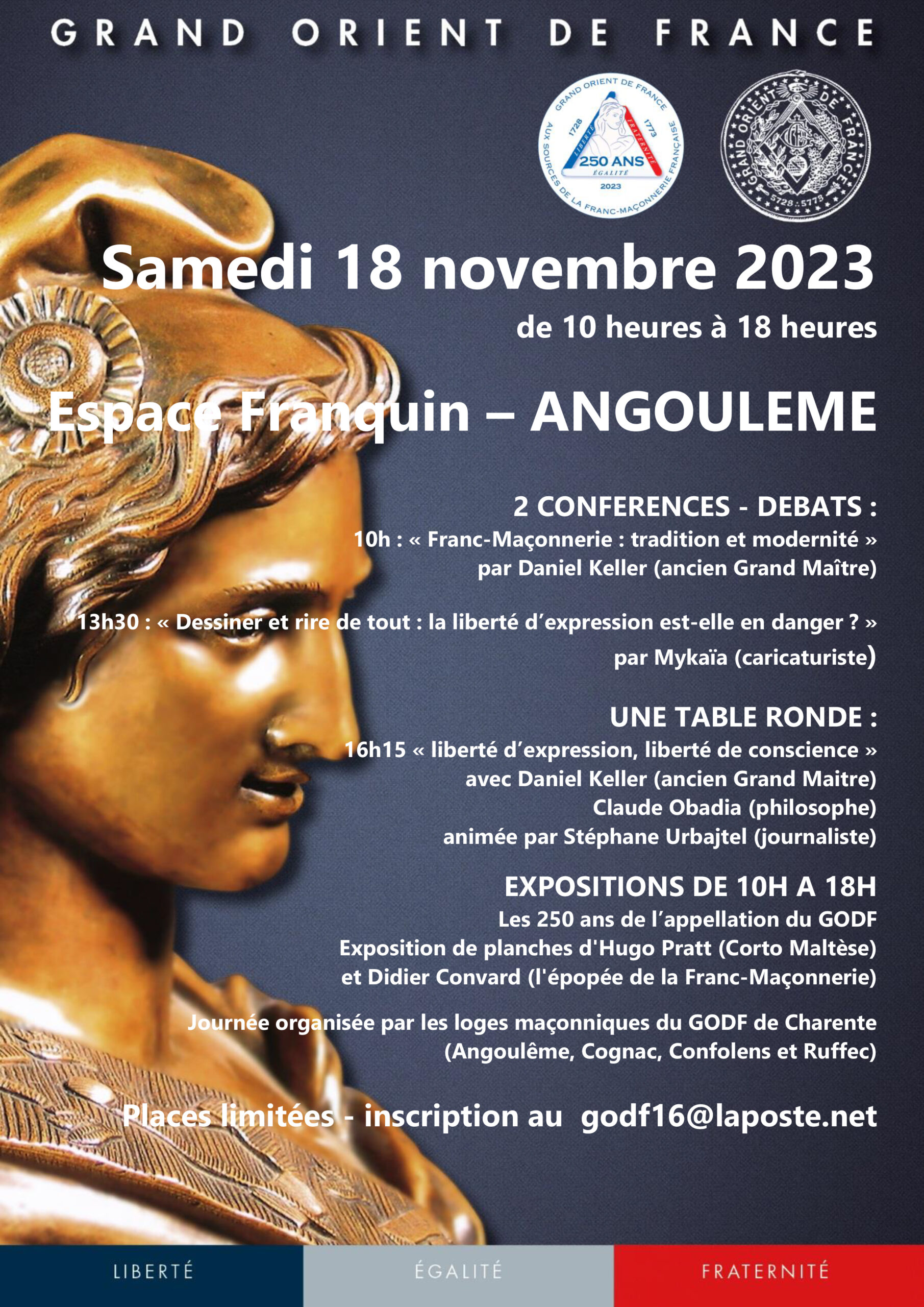 250 ans de l'appellation GODF à Angoulême
