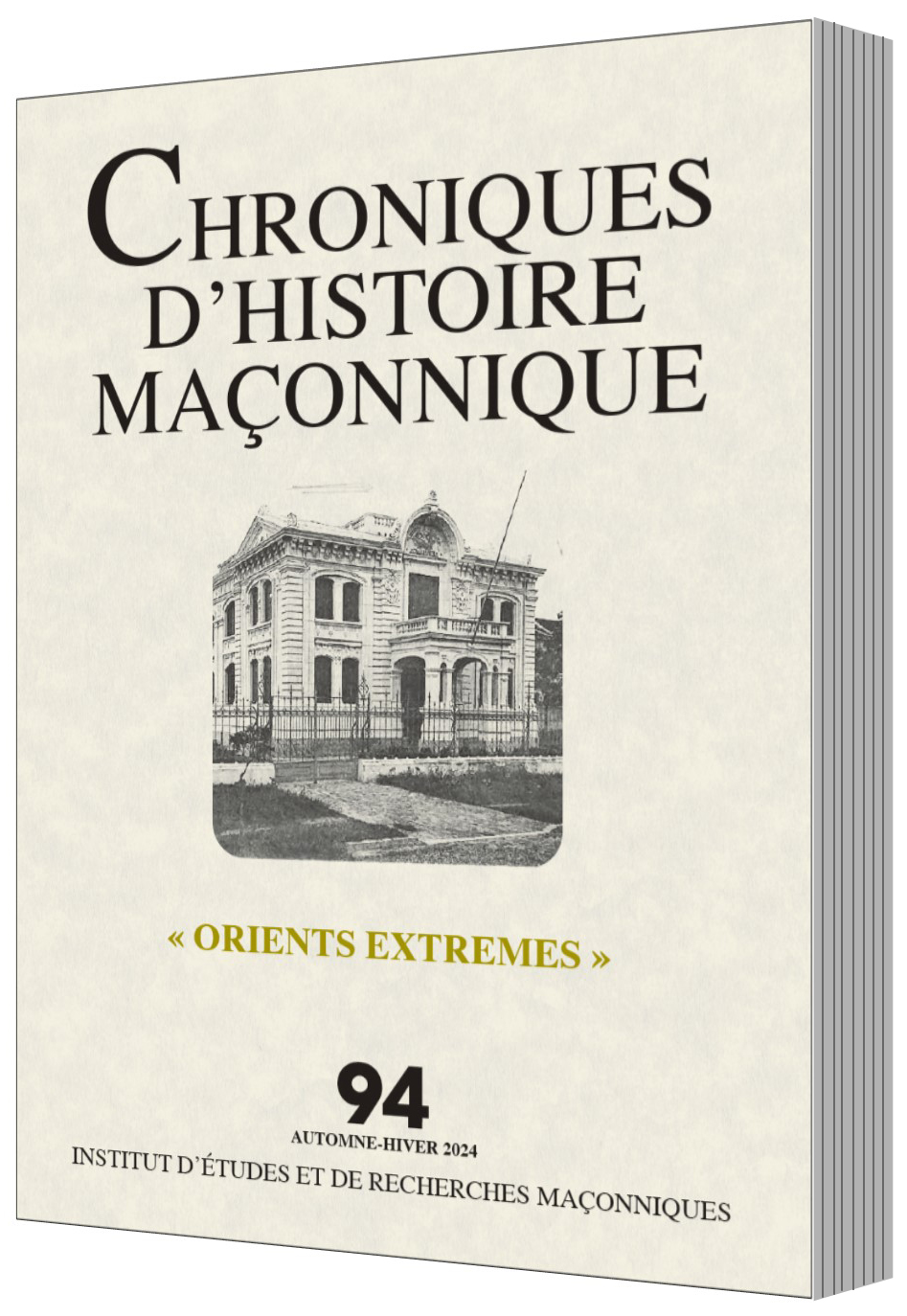 Revue Chroniques d'histoire maçonnique (numéro en cours)