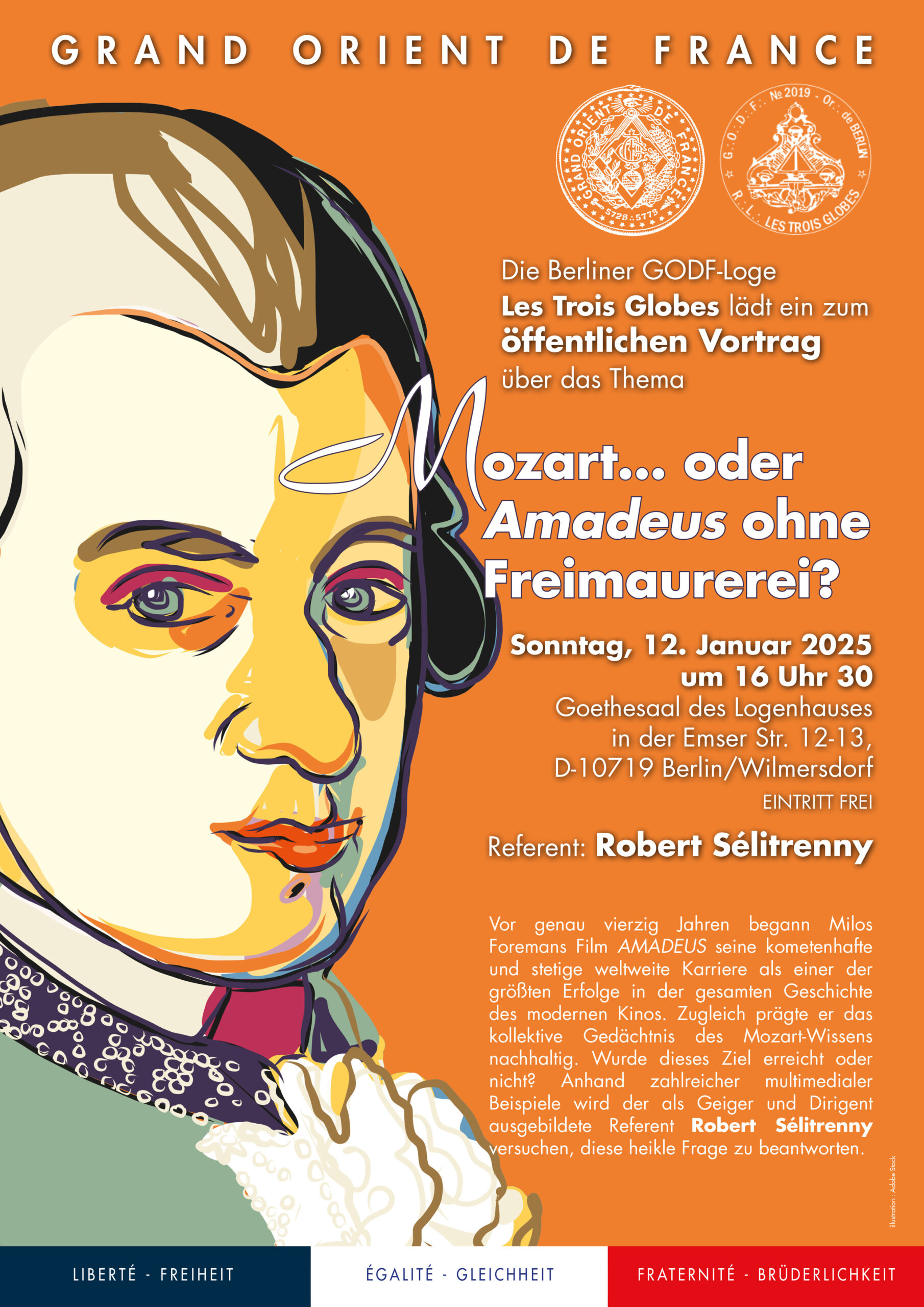 Mozart... oder Amadeus ohne Freimaurerei?