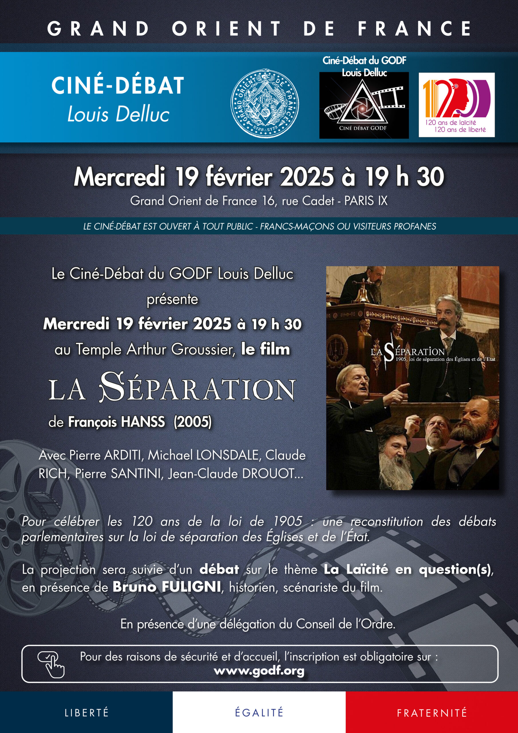 Projection du film « La Séparation » suivie d’un débat