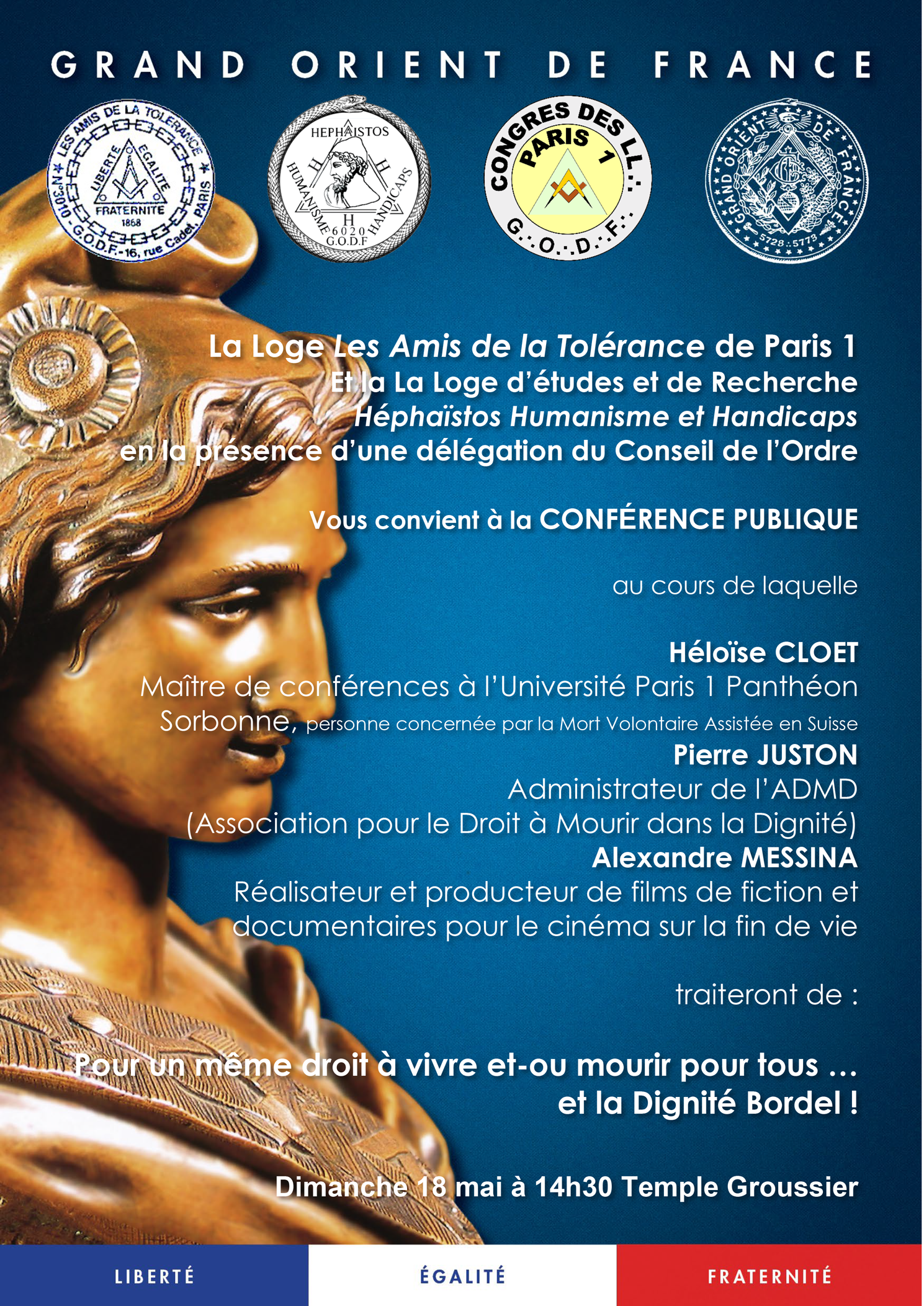 Pour un même droit à vivre et/ou mourir pour tous… et la Dignité Bordel !