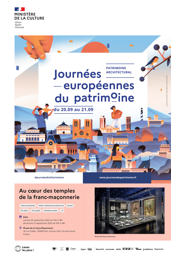 Journées européennes du patrimoine au musée de la franc-maçonnerie