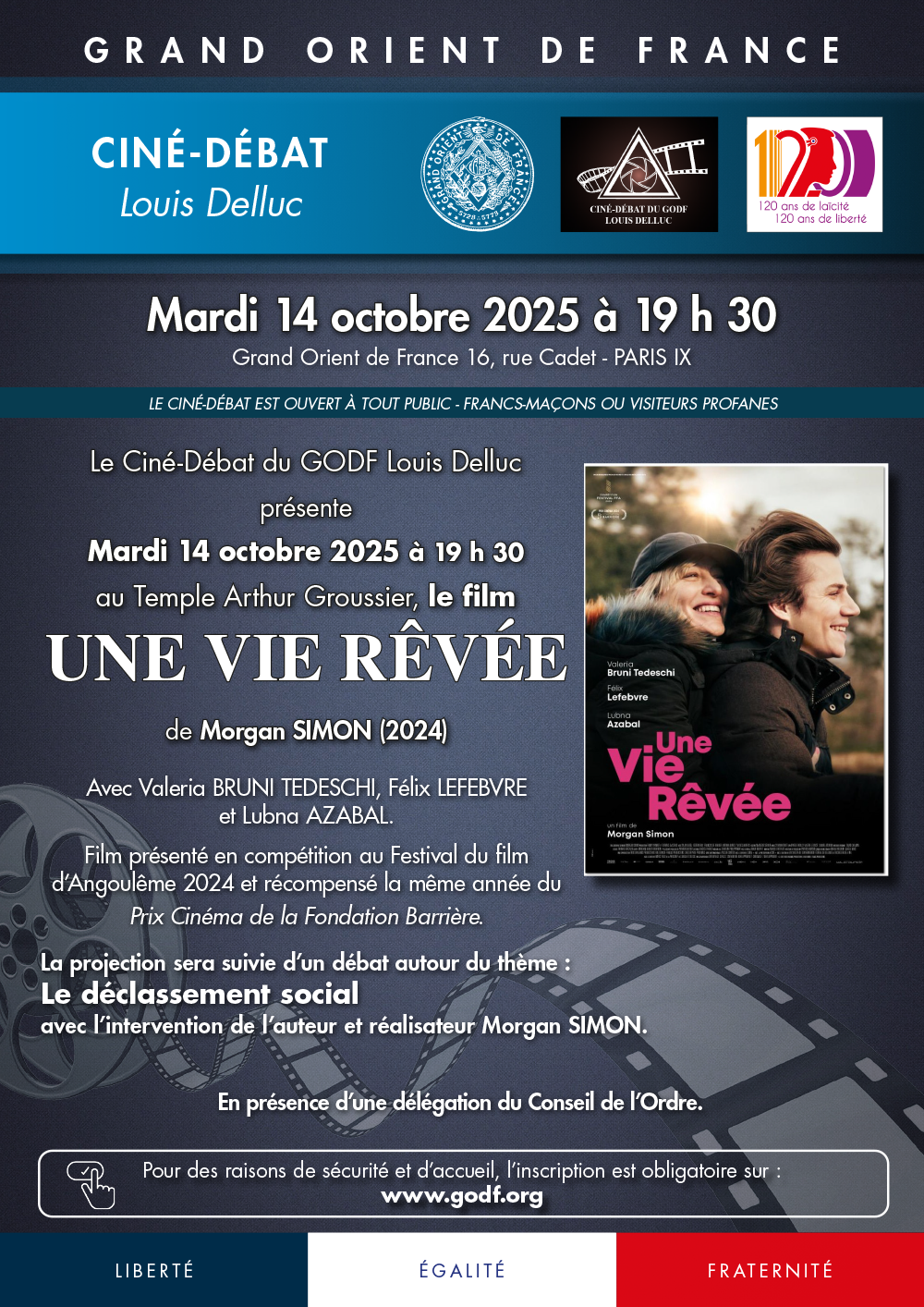 Projection du film