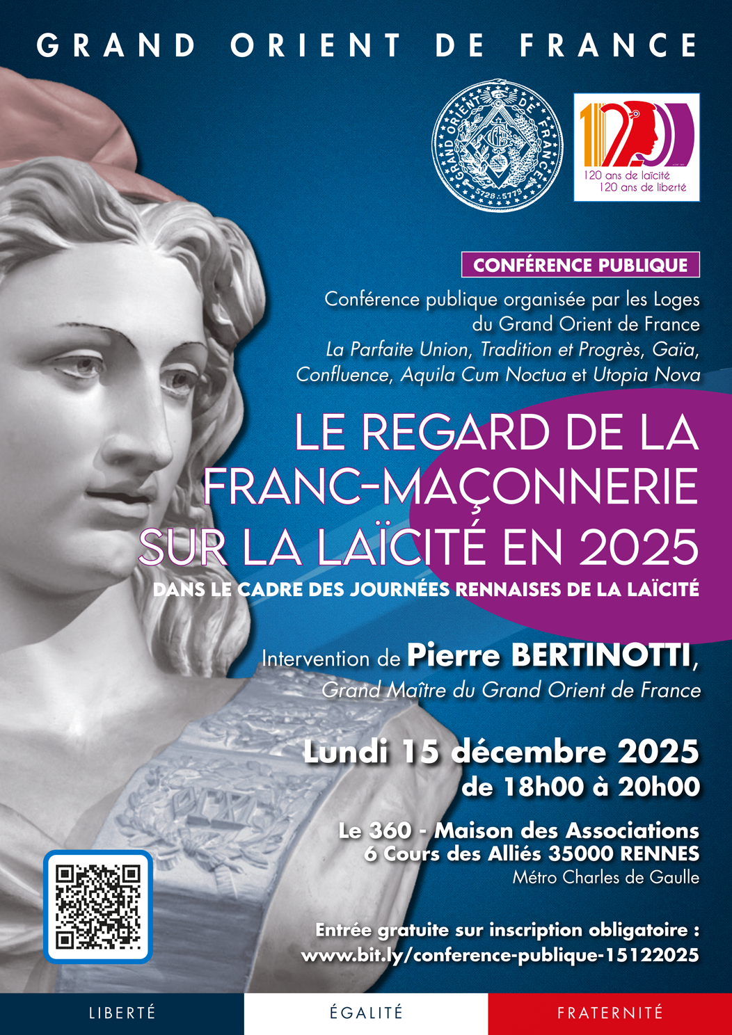 Le regard de la Franc-Maçonnerie sur la laïcité en 2025