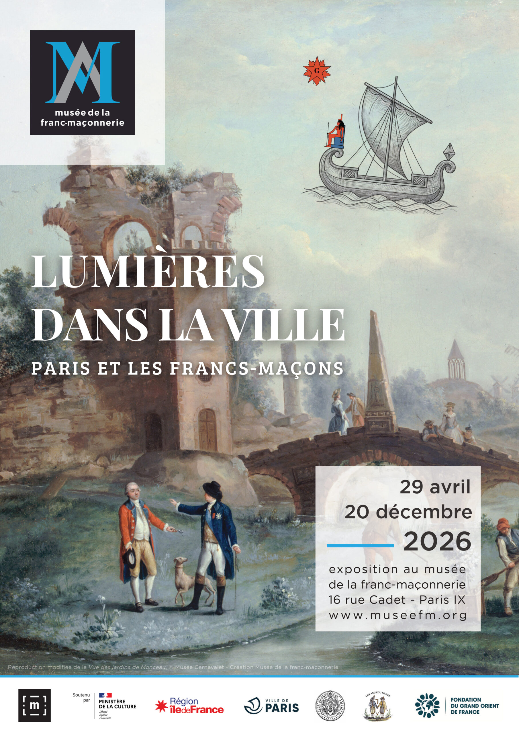 Exposition : Lumières dans la ville, Paris et les Francs-Maçons
