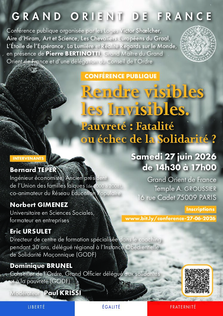 Rendre visibles les Invisibles. Pauvreté : Fatalité ou échec de la Solidarité ?