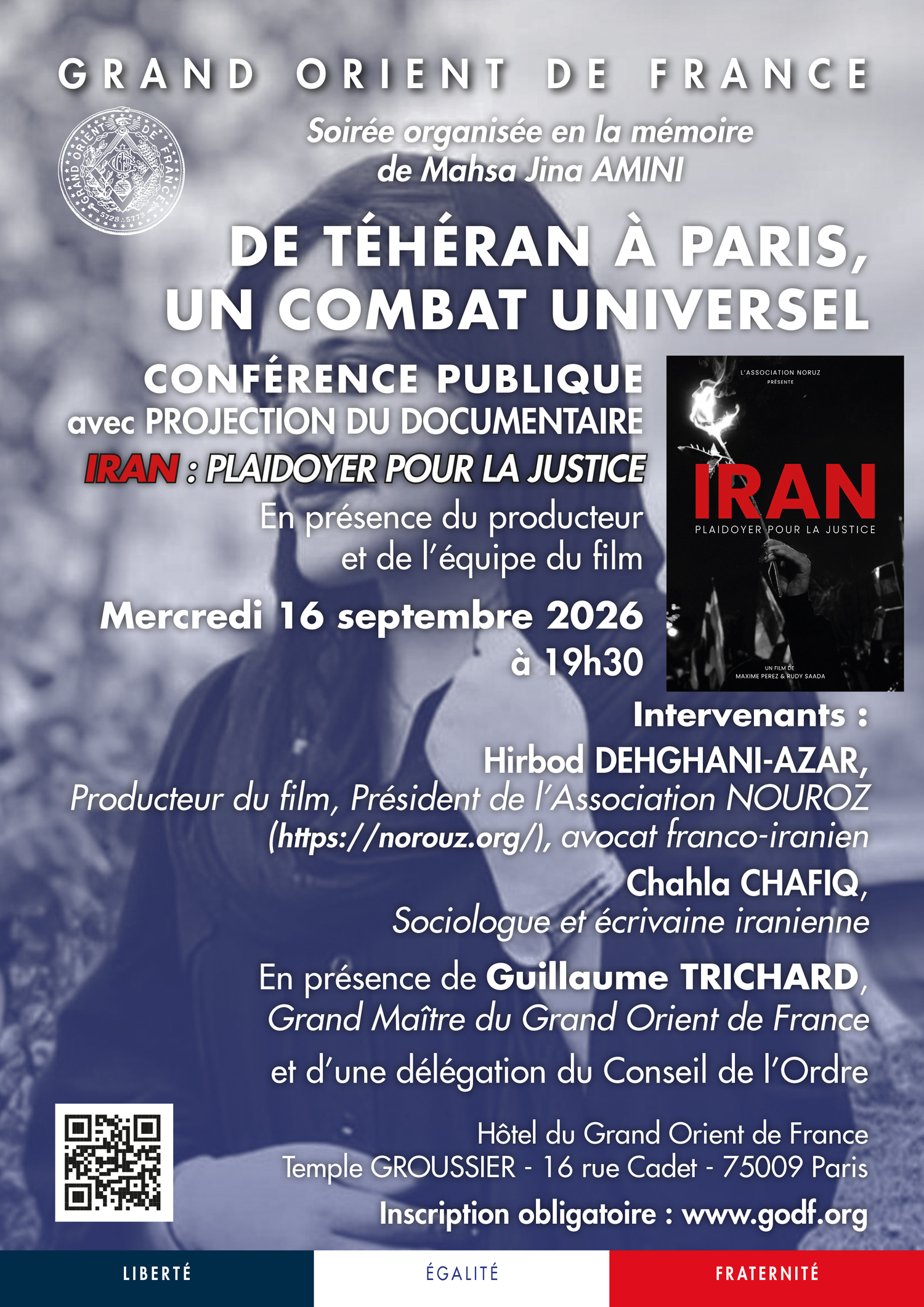 De Téhéran à Paris, un combat universel